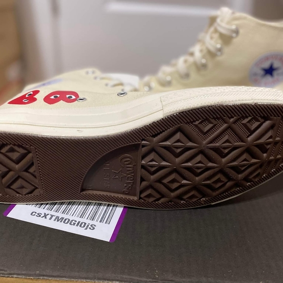 Comme de Garcons PLAY x Converse Chuck Taylor All-Star (Unisex) 13 WOMEN/11 MEN - Picture 2 of 6